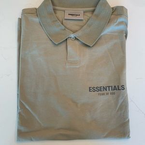 Men’s Essentials Pistachio Short Sleeve Polo